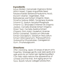 Load image into Gallery viewer, organic face serum, face serum, vitamin c face serum, anti wrinkle, anti aging, zoe skincare, anti aging face serum, brightening face serum, sensitive skin, dry skin